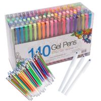 48 Colors Gel Pen Refills Glitter Metallic Watercolor Fluorescent Ink Pen Replacement Signature Rods School Office Supplies