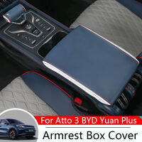 Car Center Console Cover for 2022 2023 BYD ATTO 3 YUAN PLUS Wear Resistant and Durable Interior PU Armrest Pad2023