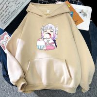 Miss Kobayashis Dragon Maid S Kanna Kamui Hoodies Streetwear Aesthetic Casual Anime Clothes Sweatshirt Men/Four Seasons Size XS-4XL