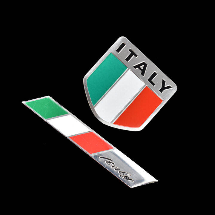 3D Emblems Italian Flag Motorcycle Decals &Stickers For PIAGGIO Vespa ...