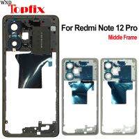 New Note 12 Middle Frame Bezel Faceplate With Side Repair Spare Parts