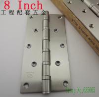 ✘ 8 Inch Thick Stainless Steel Wooden Door Hinge Heavy Duty Hinges Mute Door Project Auxiliar Hardware Home Decorating Accessories