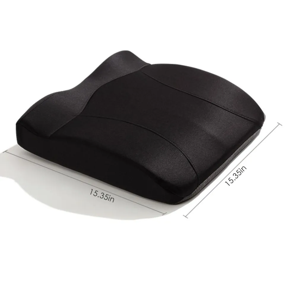 Car Booster Seat Cushion For Driver Hip Pain Raised Memory Foam