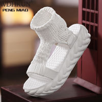 Designer Platform Sandals Women Gladiator Sandals Summer Flat Shoes Thick Heels Ladies White Sandalias Casual Zapatos Mujer