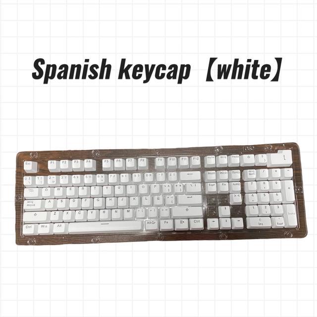 104-spanish-arabic-german-korean-french-customized-keycaps-spanish-keycap-translucent-mechanical