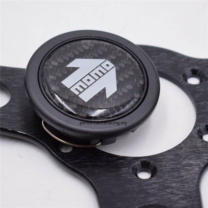 HYS Carbon Fiber Momo Steering Wheel Horn Button Racing Horn Switch Push Cover Lazada