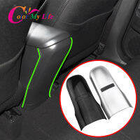 Color My Life Rear Back Upside Air Condition Outlet Vent Cover for Toyota C-HR CHR 2016 - 2020 Car Armrest Storage Seat Trim