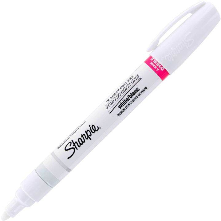 Sharpie White Oil Based Paint Markers Medium Point (Oilbased marker