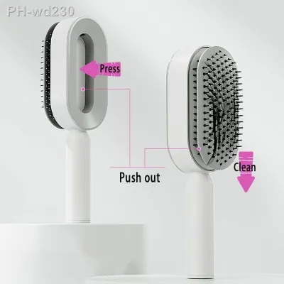 Air Cushion Massage Comb Self Cleaning Hair Remover Design for Women 39;s Long Hair Anti Static Air Bag Comb Scalp Massager