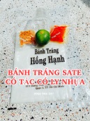 Combo 10bịch Bánh Tráng Hồng Hạnh sate muối tắc - chấm sốt me