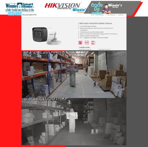 เพียง1300บ-ด-hikvision-ชุดกล้องวงจรปิด-analog-2ล้าน-กล้อง4-ตัว-สำหรับคนที่เดินสายไว้แล้ว-พร้อมบริการติดตั้งเขตกทม