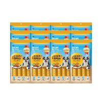 SmartHeart Creamy Dog Snacks Dog Treats Chicken and Pumpkin 15gx4 sachets (12 packs)  ครีมมี่  ขนมสุนัข ด็อก ทรีทส์ ไก่และฟักทอง 15gx4ซอง(12แพค)