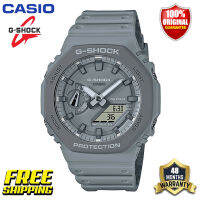 G-Shock GA2110 ของแท้ผู้ชายกีฬานาฬิกาเซ็นเซอร์คู่เคลื่อนไหวกลางแจ้งกันกระแทกกันน้ำโคลนอัตโนมัติยกไฟรับประกันสี่ปี GA-2110ET-8A