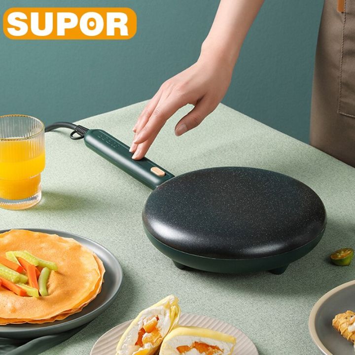 supor-เครื่องทำแพนเค้กแบบพกพา700w-เครื่องทำอาหารเช้าที่บ้าน-melaleuca-อุปกรณ์ทำเค้กสามารถใช้ในหอพักได้