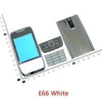 【✱2023 HOT✱】 diyi45718 ฝาครอบด้านหน้า E66แป้นพิมพ์สำหรับ Nokia E66ฝาหลังคุณภาพสูงปุ่มกดตัวเครื่อง