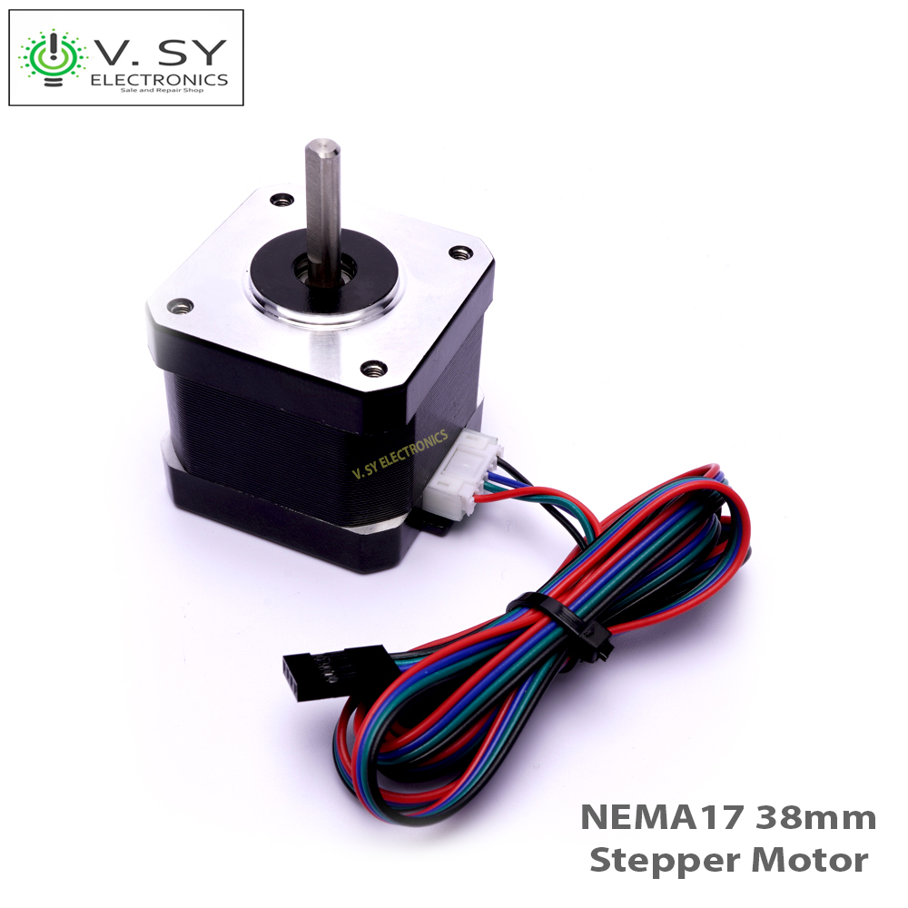 TB6600 Driver Nema17 Stepper Motor 1.5A 1.8° 4Wire Cable For 3D Printer CNC Part 