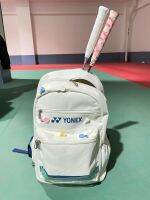 Yonex กระเป๋าเป้กระเป๋าสะพายสารพัดประโยชน์แบดมินตันมืออาชีพสไตล์ร้อนแรงสำหรับผู้ชาย,ใหม่กระเป๋าไม้ปิงปอง3ปากกากระเป๋าไม้เทนนิสนำเข้า2023