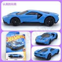 ล้อร้อน17 Ford Gt C4982รถโลหะผสมรถสปอร์ตขนาดเล็กของเล่นเด็ก Ford Supercar 1:64รถโมเดลงานแม่พิมพ์เก็บของเล่น