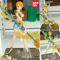 Figure ฟิกเกอร์ งานแท้ 100% แมวทอง Bandai Figuarts ZERO จากการ์ตูนเรื่อง One Piece วันพีซ เต็มพิกัดสลัดจอมลุย วันพีช Nami นามิ Battle กลุ่มโจรสลัดหมวกฟาง Ver Original from Japan Anime อนิเมะ การ์ตูน มังงะ คอลเลกชัน New Collection manga Model โมเดล