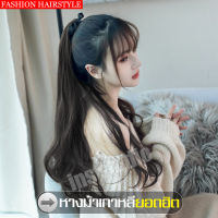 หางม้า หางม้าผูก แฮร์พีชหางม้า หางม้าดัดลอน แฮร์พีชหางม้าผูก Hairpiece หางม้าปลายลอน วิกผมหางม้า Wigs วิกผมหางม้าผูก หางม้าแบบผูก