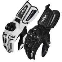 High Quality Genuine Leather Mens Motorcycle Gloves  Motocross Protection Gloves  Motocyklowe