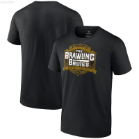 2023 NEW Wwe Fantics Charcoal the Brawling Brutes Drinkin pints&amp;startin Fights Mens Short Sleeve Casual T-shirt 2023. fashion