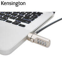 Kensington Original Portable Combination Laptop Lock with 1.8m 6ft Steel Cable Anti-Theft for Monitor and Projectors