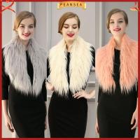 PEANSEA 1 PC 7 Colors Imitation Gifts Shawl Long Scarf Warm Winter Faux Fur