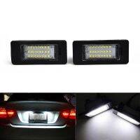 2pcs Car LED Number License Plate Lights 8-30V 2.8W Lamps For BMW 1 Series E82 E88 F20 F21 3 Series E90 E91 E92 E93 F30 5 Series Bulbs  LEDs HIDs