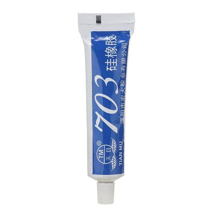 50g-white-silicone-rubber-glue-703-sealant-adhesive-freezer-glue-high-temp-silicone-glue-for-bonding-glass-or-equipment-adhesives-tape