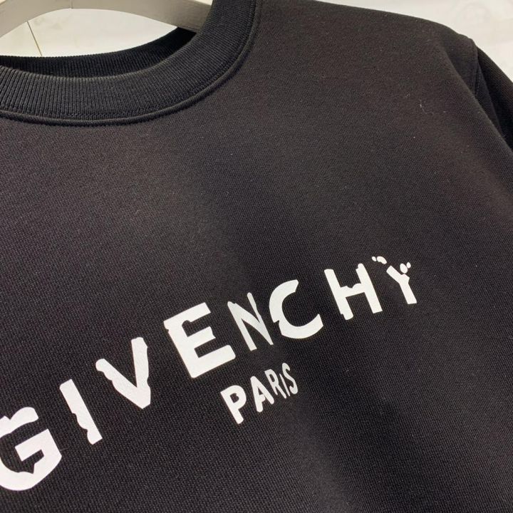 g1venchy-2021-เสื้อกันหนาวคอกลมแขนยาวเนื้อผ้าฝ้ายพิมพ์ลายตัวอักษร