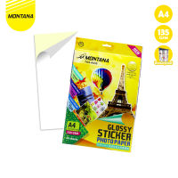 Montana สติกเกอร์กระดาษ Glossy/กระดาษสติกเกอร์รูปถ่าย/สติ๊กเกอร์ Kromo A4