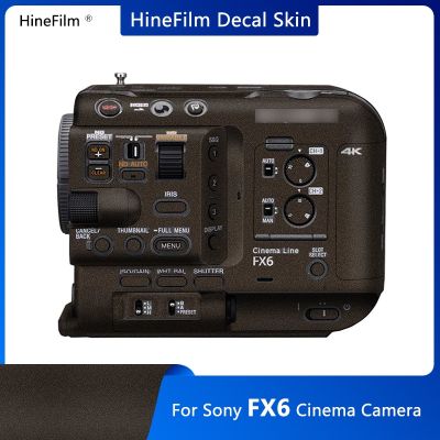 ปกคลุมผิวสติ๊กเกอร์ไวนิลติดรถยนต์สติกเกอร์กล้อง FX6สำหรับกล้อง SONY FX6 / FX 6 Premium Wraps