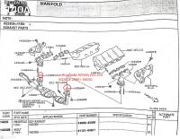 ปะเก็นท่อไอเสีย ราคาต่อชิ้น NISSAN A32 A33 VQ20DE 20691-38U00 (เป็นอะไหล่แท้ Nissan) รหัส A413