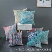 【CW】❄✥  45x45cm Colored Abstract Mandala Printed Sofa Car Lumbar Seat/Back Cushion Cover Polyester Pillowcases