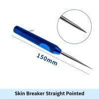 Stainless Steel Skin Breaker Straight /Curved Pointed Tip Surgical Instruments