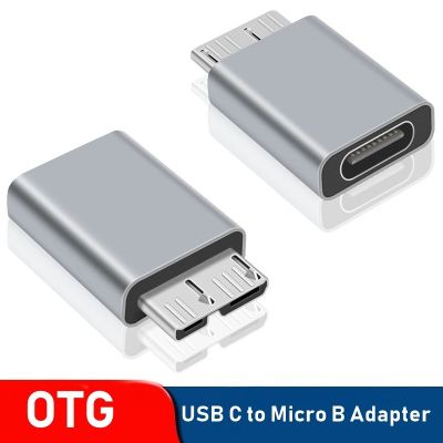 OTG Micro B USB 3.0 Adapter Data Transfer Adaptador Type C Female to Micro B Male HDD SSD Sata Converter for Hard Drive Disk