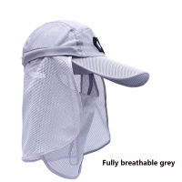 Outdoor Sun Protection Fishing Cap Fishing Hat with Neck Flap Mens Sun Protection Cap Sun Cap Quick Dry Baseball Cap