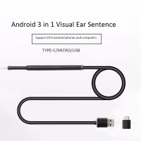 5.5mm Endoscope 3 in 1 Endoscope Visible Ear Cleaning Tool Luminous Ear Pick WiFi HD Endoscope Ear Pick for IOS Android