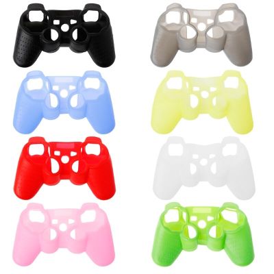 ：“{—— For Sony Playstation 3 Controller Silicone Case Protective Skin Cover Wrap Case For PS3 Controller Joystick Gel Ruer For PS3