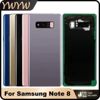 สำหรับ Samsung Galaxy Note 8 Note8 N950 N950F แบตเตอรี่ฝาหลังปลอกหุ้มช่องหลังกับ Note8ซัมซุงเลนส์กล้องถ่ายรูปสำหรับ