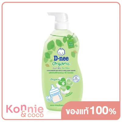 D-nee Baby Bottle &amp; Nipple Liquid Cleanser Organic 600ml [Pump]