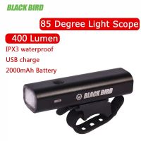 Blackbird Bike Light USB Rechargeable Bike Headlight Ultralight Flashlight 400 Lumen Bicycle Front Lamp Cycling Warning Light