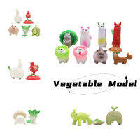 Figure Vegetable 58pcs Elf Cauliflower Tomato Model Animal Ornament Decor Shape