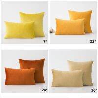 ปลอกหมอนกำมะหยี่สีทึบ 30x50,40 × 40,45x45,50x50,60 × 60,ปลอกหมอนกำมะหยี่สแควร์ / เอว,ปลอกหมอนอิงสำหรับโซฟา,,