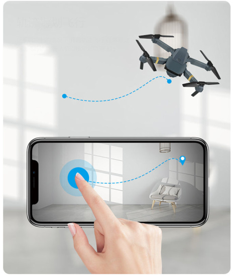 Flycam drone-máy bay điều khiển từ xa gắn camera e58 kết nối wifi quay - ảnh sản phẩm 7