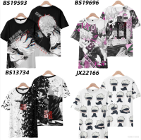 Jujutsu Kaisen Anime Tshirt Short Sleeve Top Unisex Cosplay Gojo Satoru Tee Fashion 3D Shirt Plus Size