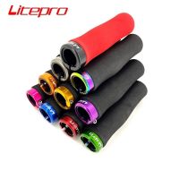 Litepro Folding Bike Mountain Bike Grips 22.2mm 132mm Ultralight Comfortable Sponge Non-slip Single Lock Ring Bicycle Grips Handlebars