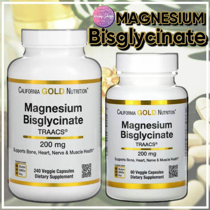 California Gold Nutrition, Magnesium Bisglycinate, Albion TRAACS®, 100