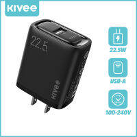 KIVEE ประกัน 1ปี หัวชาร์จเร็ว หัวชาร์จ Fast Charger QC3.0 22.5W หัวชาร์ทไฟ สมาร์ทชาร์จสำหรับ USB พอร์ตชาร์จไว for iPhone/iPad HUAWEI P30/Xiaomi/OPPO/VIVO/Samsung